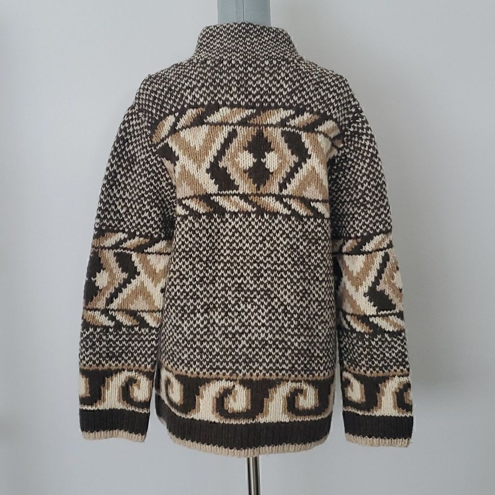 Express | Handknit Dad Sweater Cardigan - Picture 2 of 7